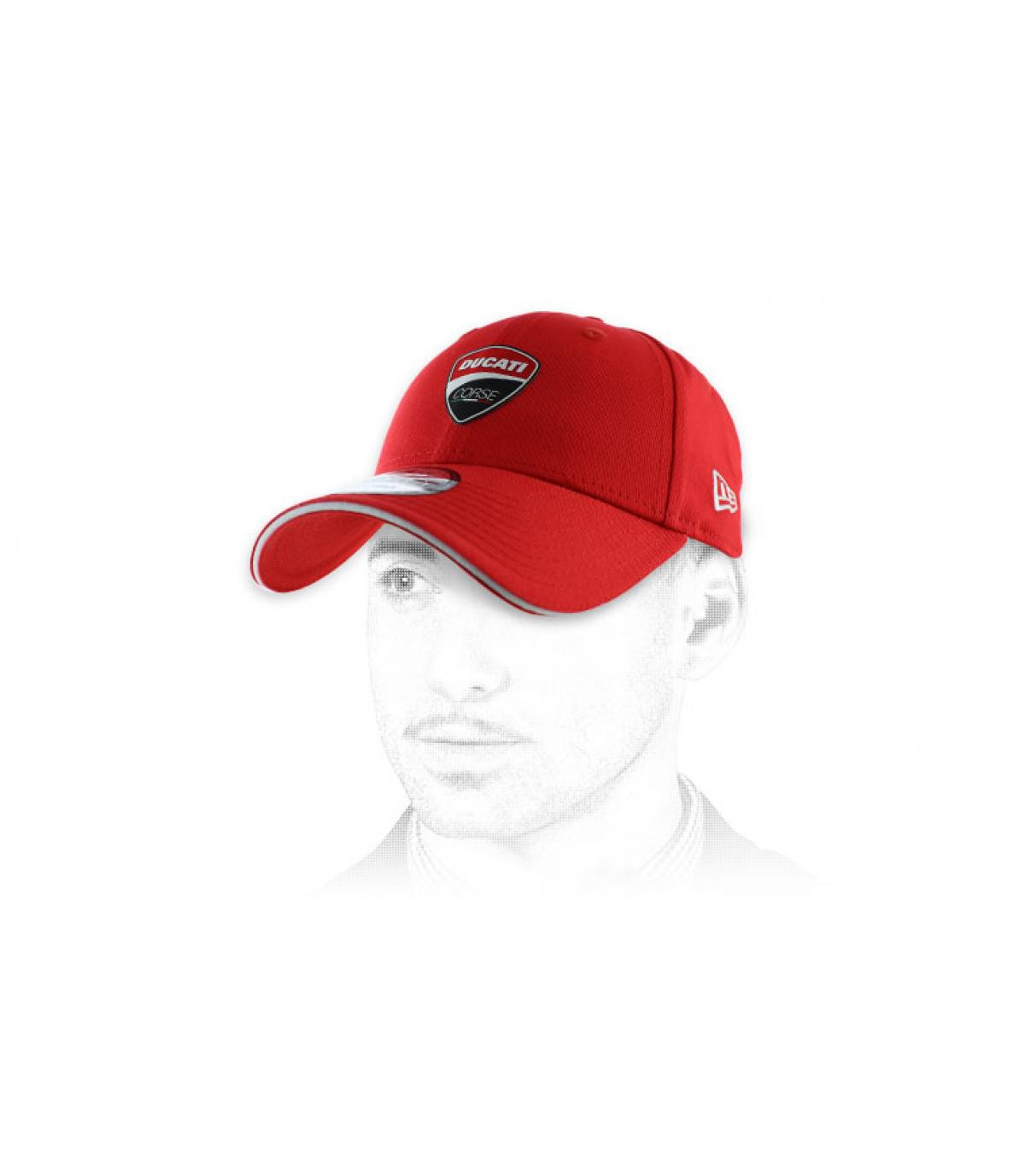 red Ducati cap Cap Ducati Corse red